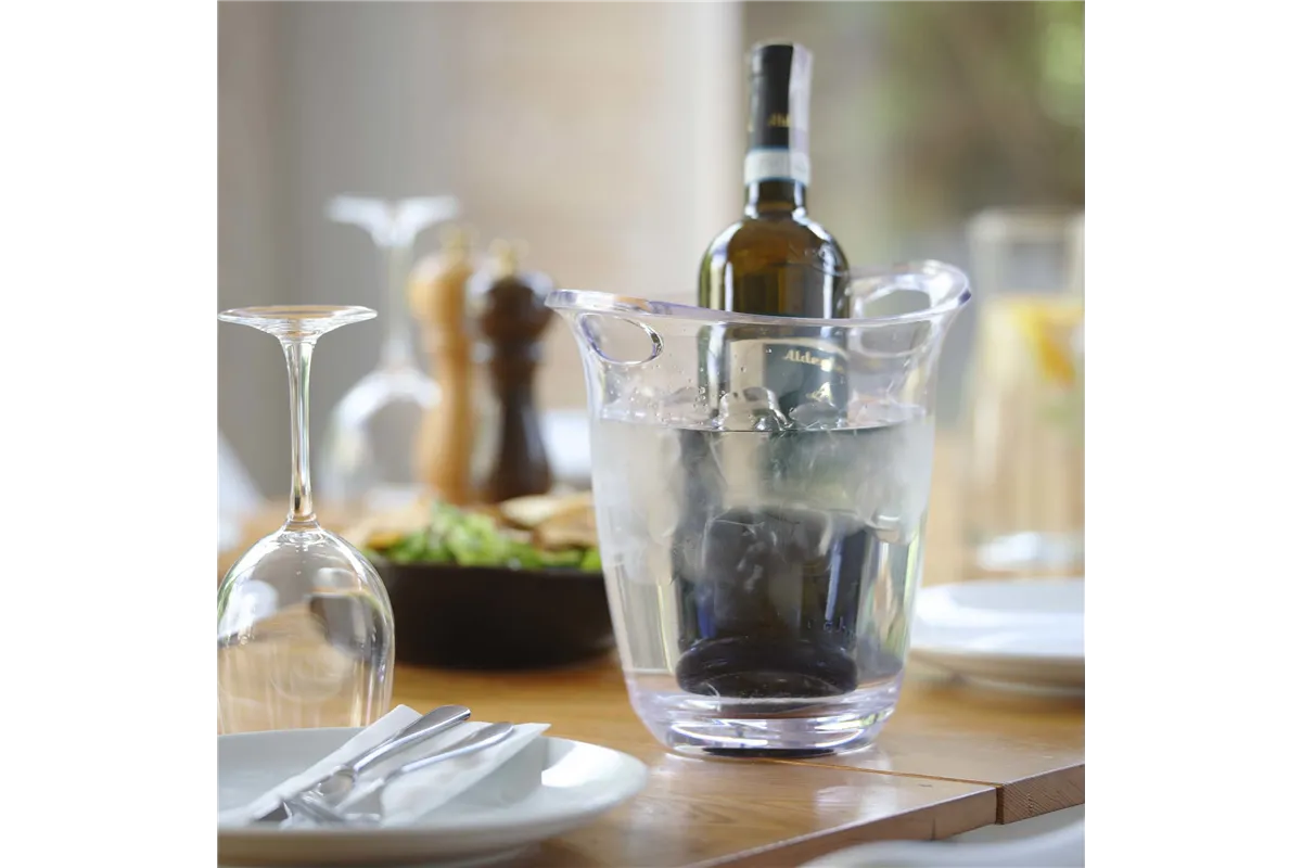 Wiadro do chłodzenia szampana, przezroczyste, Bar up, 3L, 220x185x(H)226mm Bar Up 593158