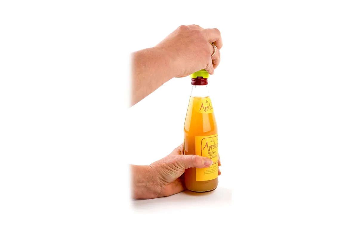 Dziurkacz do kapsli i nakrętek, Bar up, zielony, ø45x(H)80mm Bar Up 595572