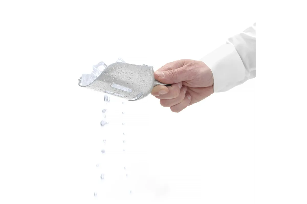 Szufelka barmańska aluminiowa z otworami, Bar up, 0,35L, 220x80mm Bar Up 521434