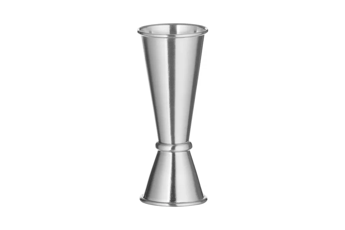 Miarka barmańska z pierścieniem, 25/50ml, ⌀43x(H)110mm, Bar Up Bar Up 596920