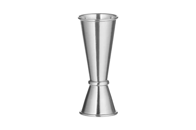 Miarka barmańska z pierścieniem, 25/50ml, ⌀43x(H)110mm, Bar Up Bar Up 596920 Miarka barmańska z pierścieniem, 25/50ml, ⌀43x(H)110mm, Bar Up Bar Up 596920