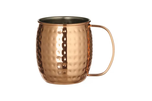 Kubek Moscow Mule młotkowany, miedź, 500ml,ø97x(H)100mm, Bar Up Bar Up 596975 Kubek Moscow Mule młotkowany, miedź, 500ml,ø97x(H)100mm, Bar Up Bar Up 596975
