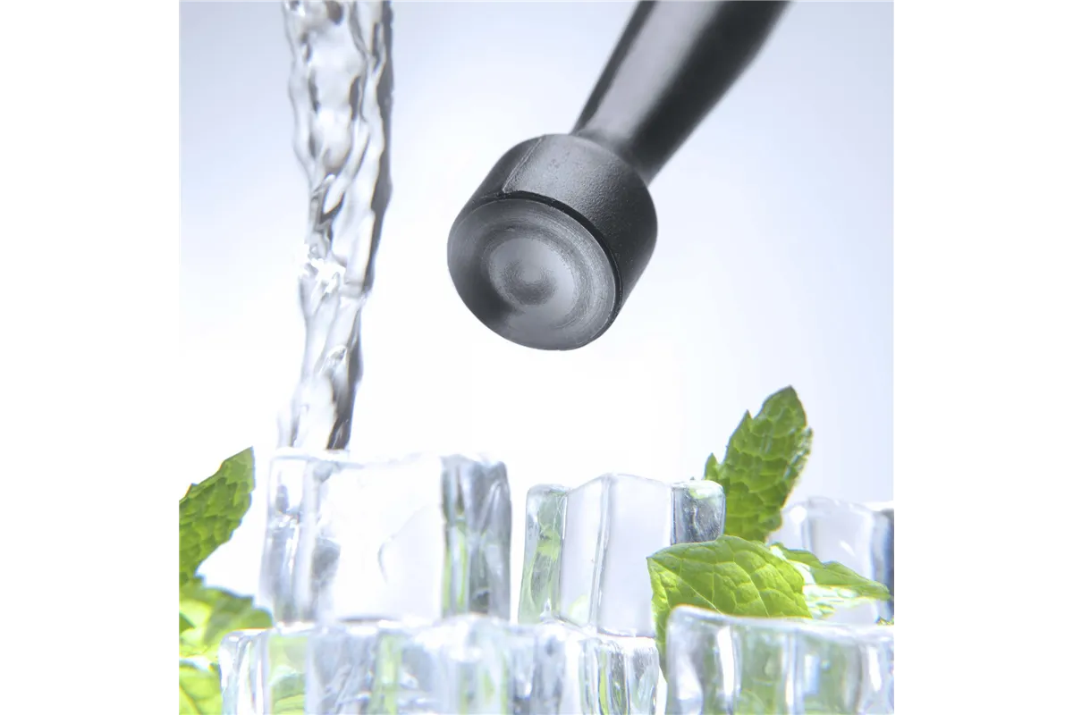 Muddler z tworzywa, moździerz, Bar up, gładki, czarny, ø34x207mm Bar Up 596944