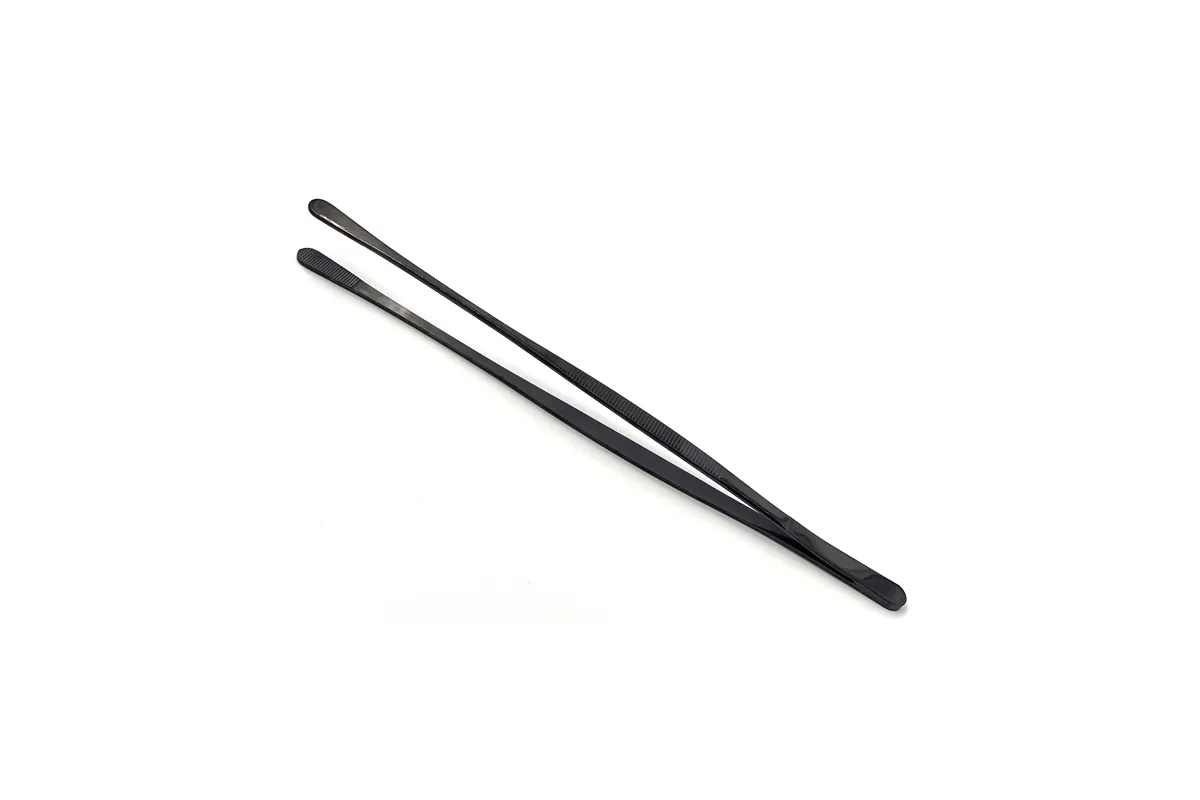 Pęseta z okrągłymi końcówkami powlekana, Bar up, czarny, (L)305mm Bar Up 680216