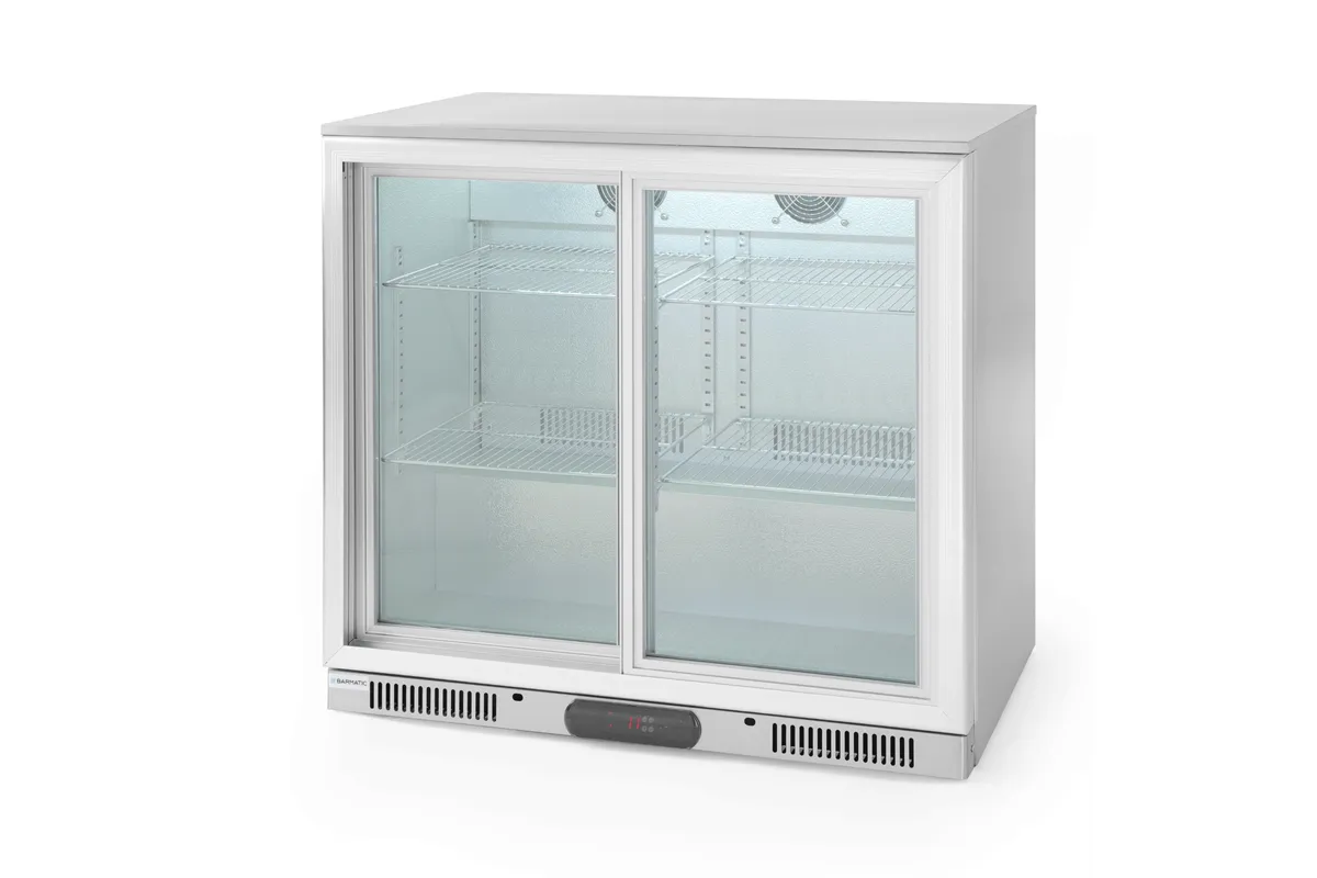 Chłodziarka barowa 198l dwudrzwiowa podblatowa Candour, stal nierdzewna, Barmatic Barmatic 233771