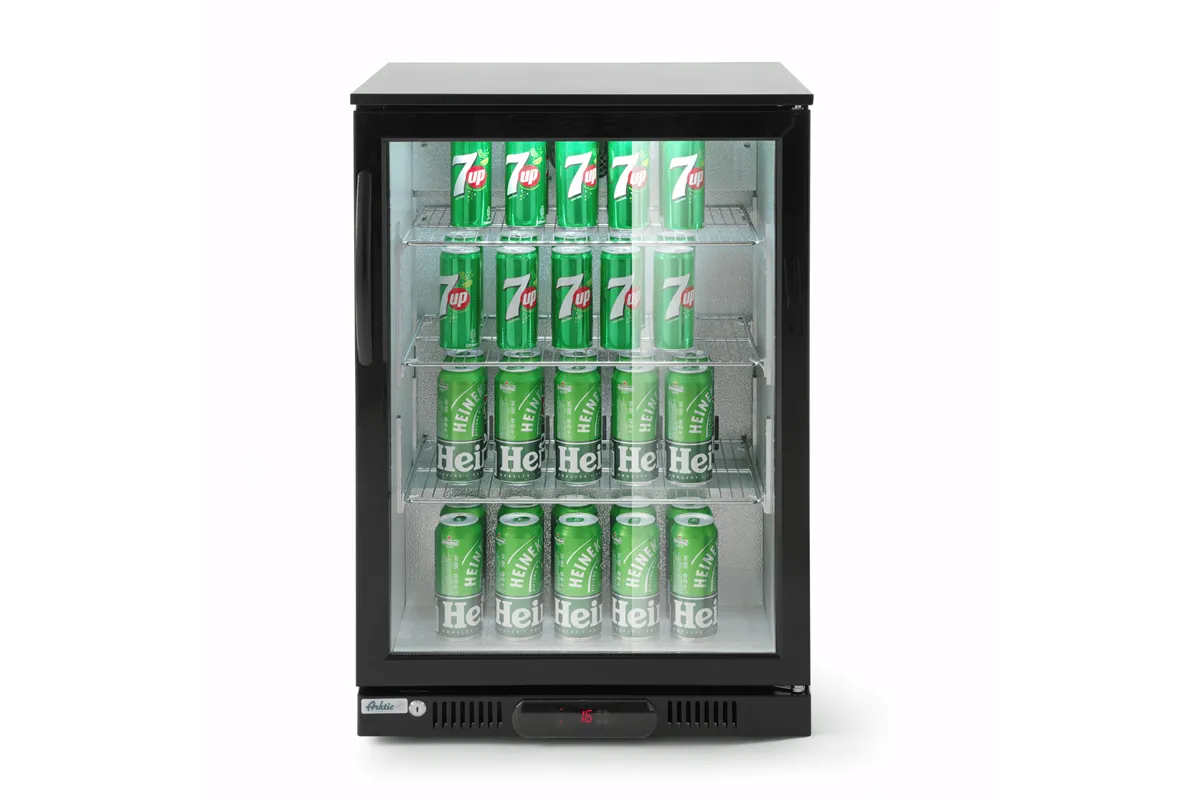 Chłodziarka barowa 103 l jednodrzwiowa podblatowa Barmatic Candour, czarna, Barmatic Barmatic 235980