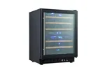 Chłodziarka do wina na 46 butelek Barmatic Aurora 133 l, czarna,  Barmatic Barmatic 237663
