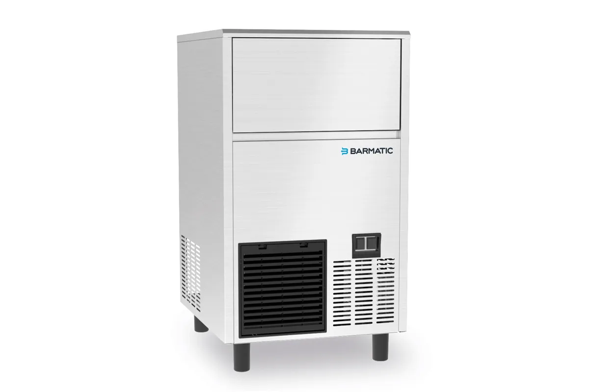 Kostkarka podblatowa  chłodzona powietrzem Coolice 47kg/24h, poj. 28 kg, Barmatic Barmatic ICE500