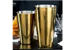 Shaker Boston 2-częściowy typu TIN&TIN złoty 700 ml + 500 ml BarFly M37009GD