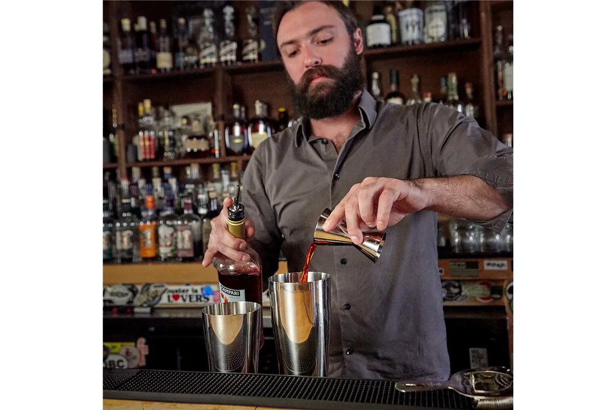 Klasyczna łyżka barmańska stal 315 mm BarFly M37015