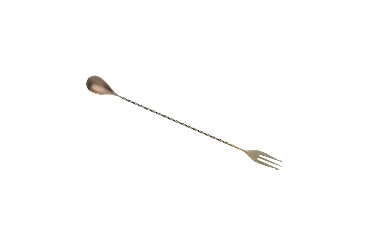 Klasyczna łyżka barmańska antyczna miedź 315 mm BarFly M37015ACP