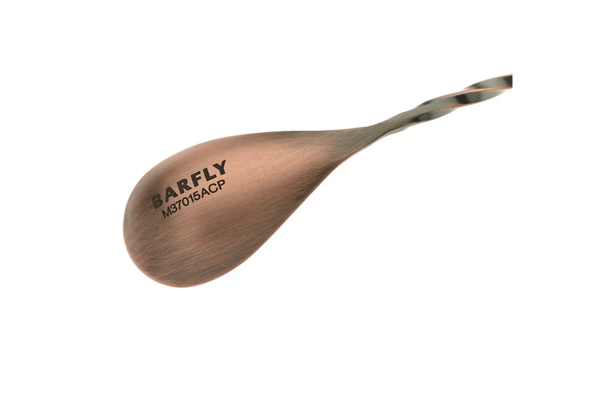 Klasyczna łyżka barmańska antyczna miedź 315 mm BarFly M37015ACP