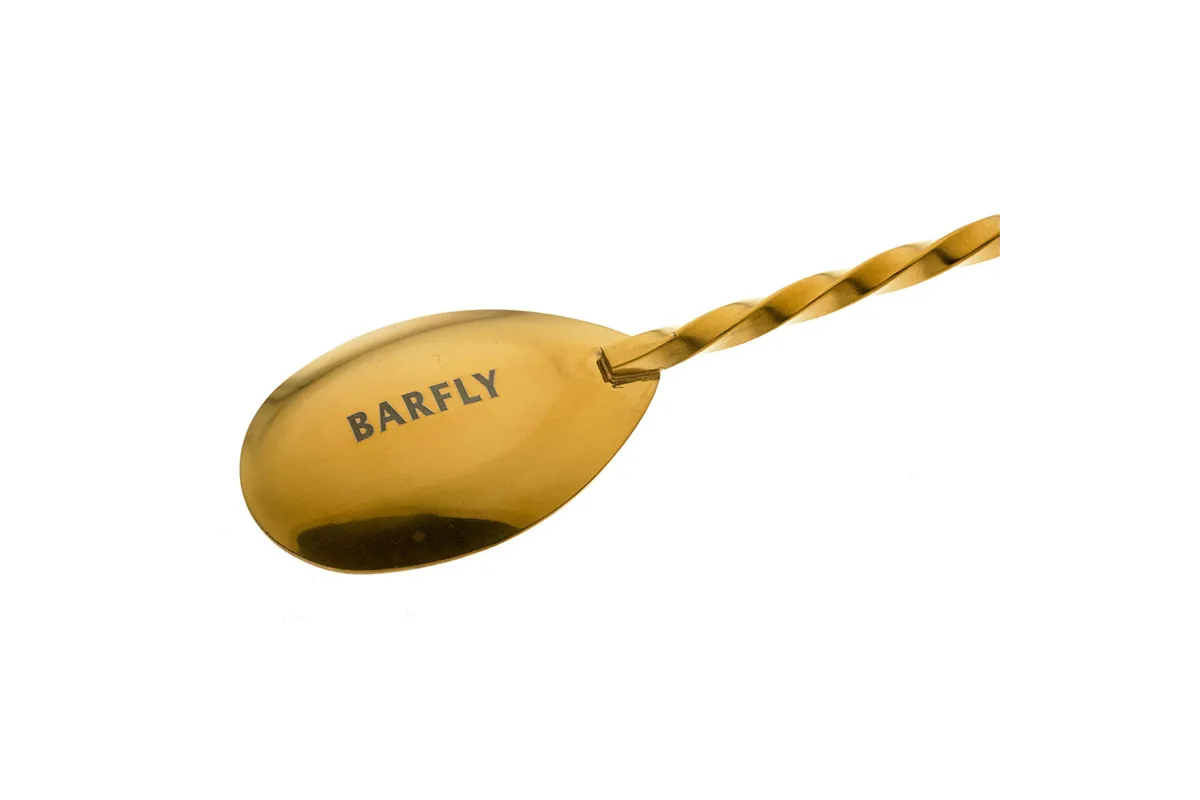 Klasyczna łyżka barmańska złota 315 mm BarFly M37015GD