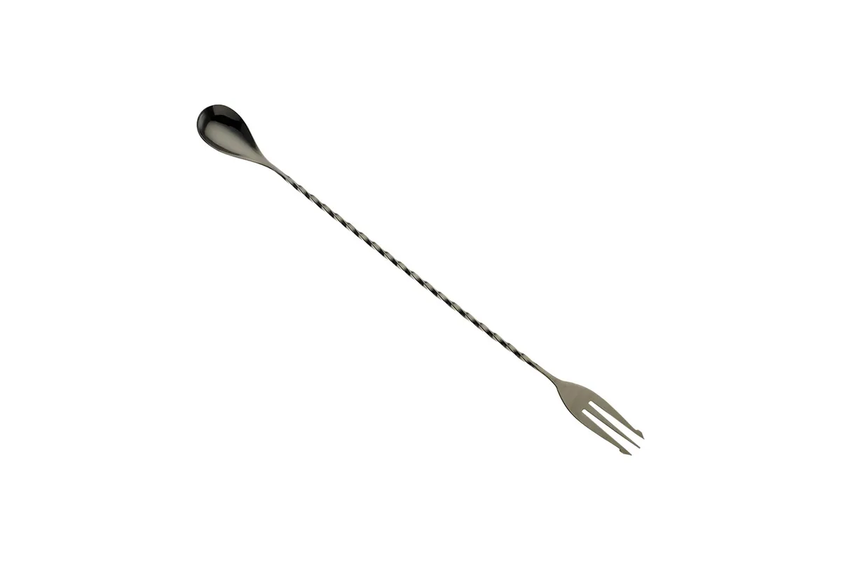 Klasyczna łyżka barmańska czarny połysk 315 mm BarFly 593585