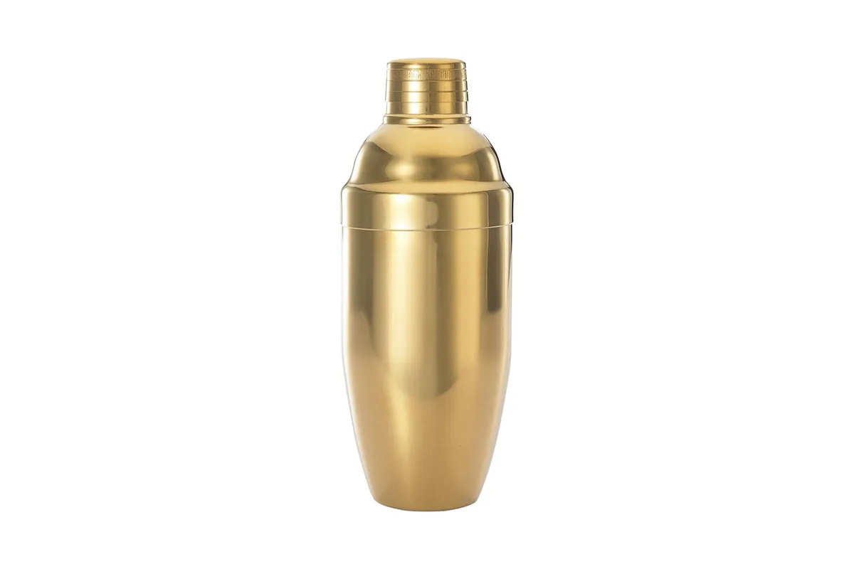 Shaker barmański 3-częściowy w stylu japońskim złoty 700 ml BarFly M37039GD