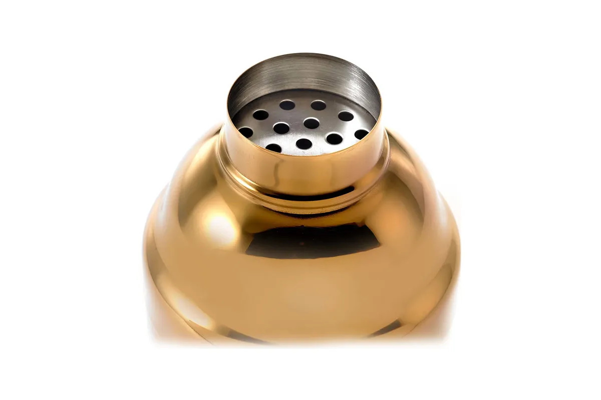 Shaker barmański 3-częściowy w stylu japońskim złoty 700 ml BarFly M37039GD