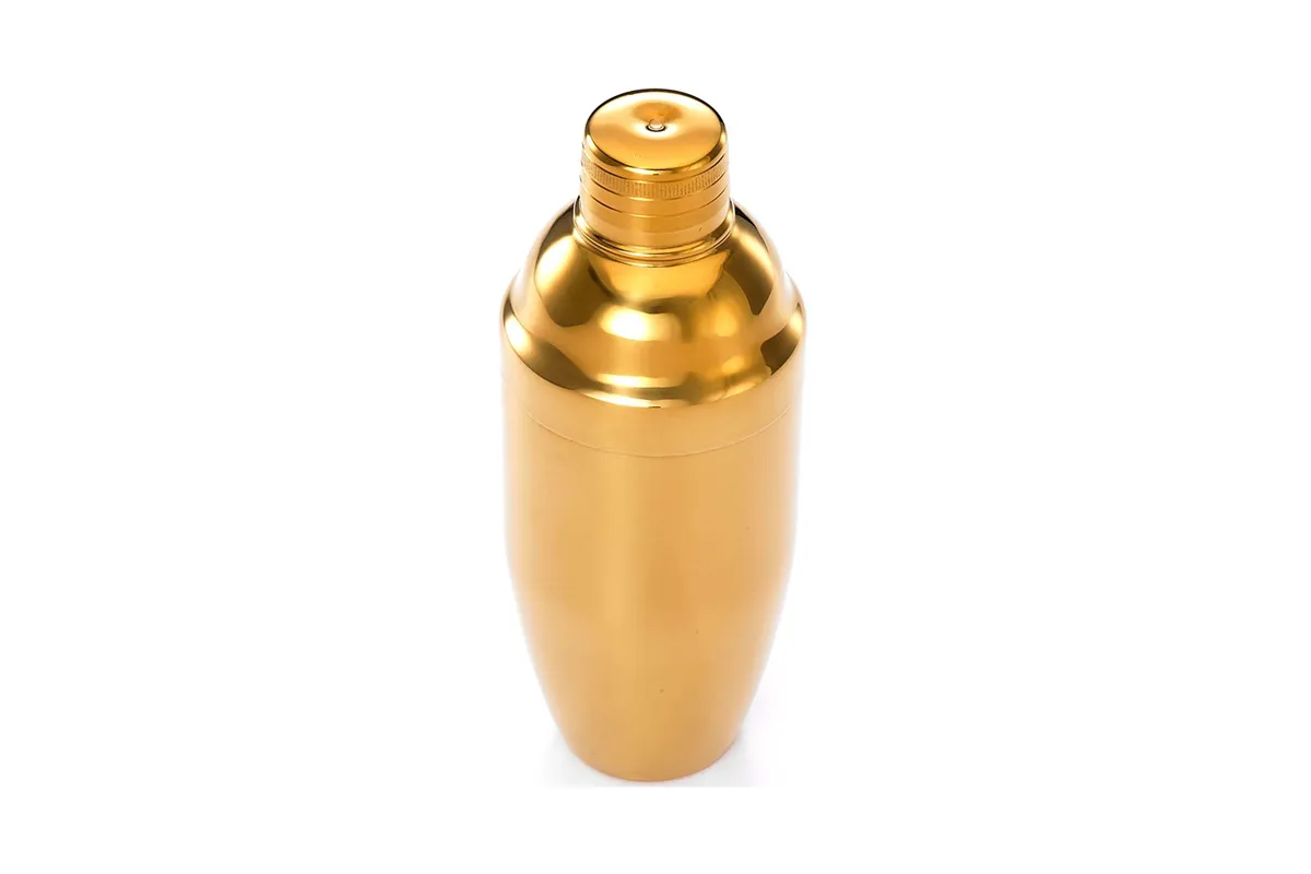 Shaker barmański 3-częściowy w stylu japońskim złoty 700 ml BarFly M37039GD