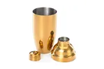 Shaker barmański 3-częściowy w stylu japońskim złoty 700 ml BarFly M37039GD