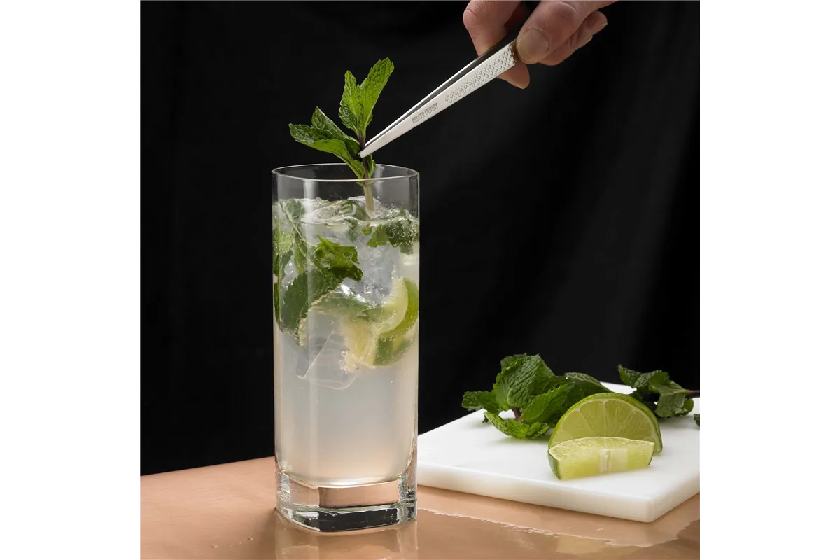 Precyzyjna pęseta barmańska stal nierdzewna 300 mm BarFly M35232