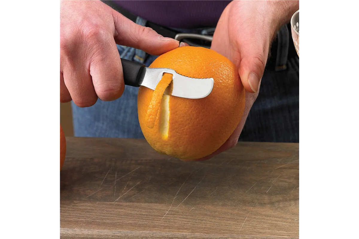 Nóż do obierania z kanałem Twist 165 mm BarFly M15800