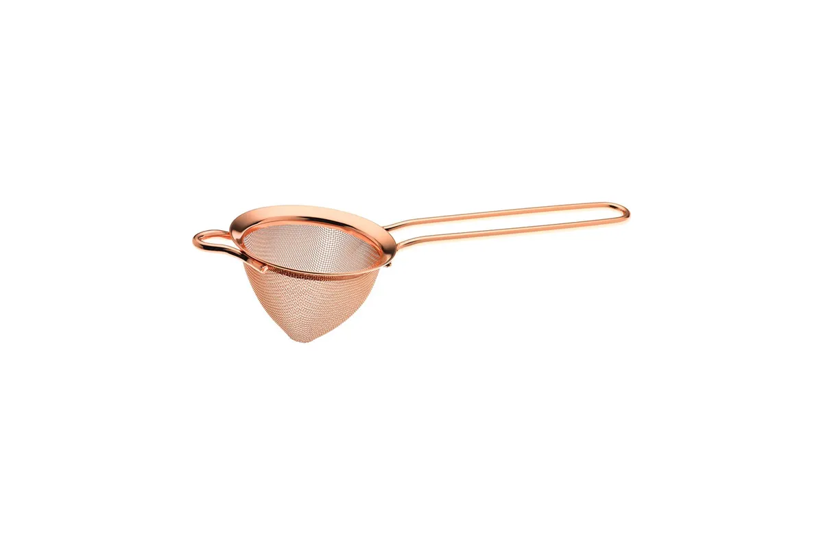 Sitko stożkowe/cedzak miedź 89x264 mm BarFly M37025CP