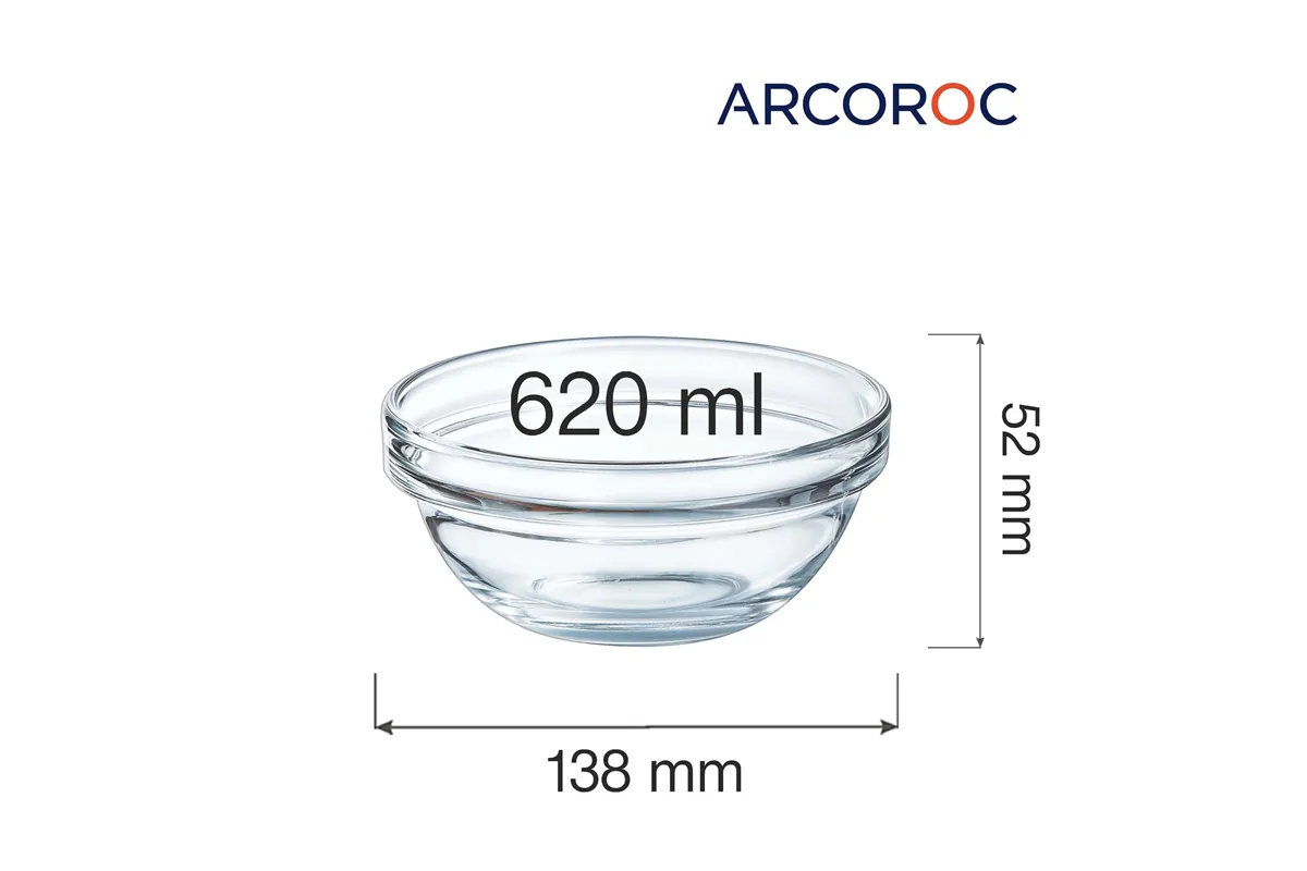 Salaterka Empilable 620 ml Arcoroc 10003