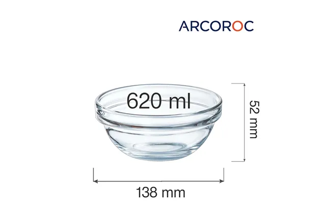 Salaterka Empilable 620 ml Arcoroc 10003 Salaterka Empilable 620 ml Arcoroc 10003