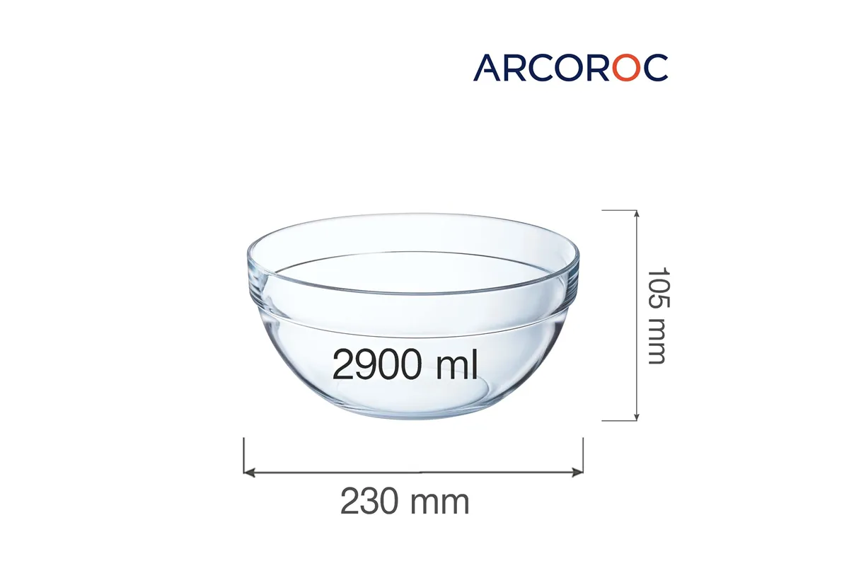 Salaterka Empilable 2,9 l (stary kod 10021) Arcoroc V4034