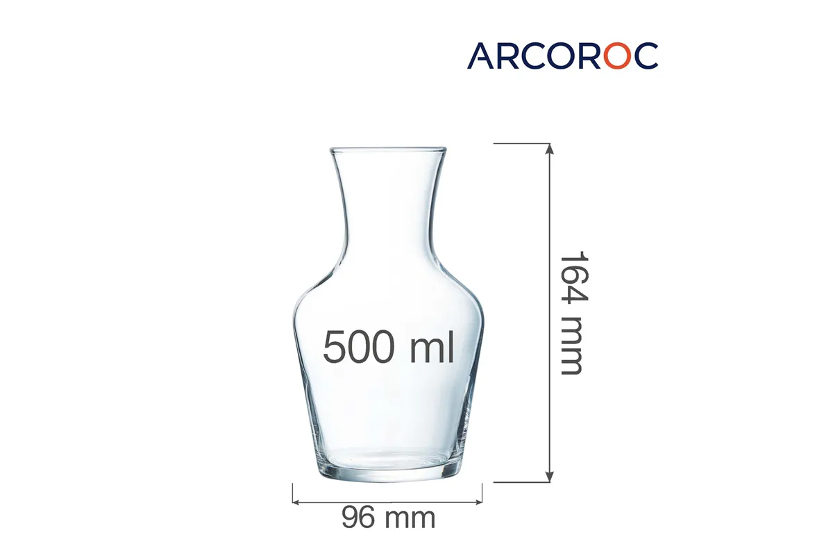 Karafka do wody i wina Vin 0,5 l (Stary kod: C0197) Arcoroc V7128