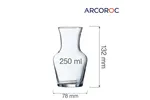 Karafka do wody i wina Vin 0,25 l Arcoroc C0198