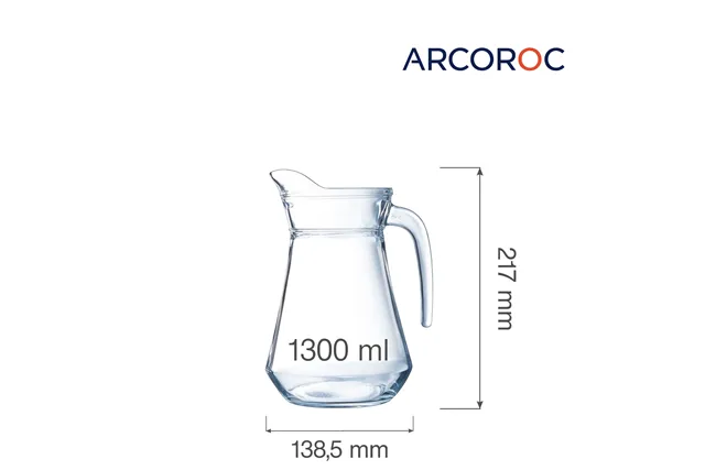 Dzbanek na wodę i sok ARC 1.3 L Arcoroc E7254 Dzbanek na wodę i sok ARC 1.3 L Arcoroc E7254