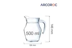 Dzbanek na wodę i sok ARC 0,5 l Arcoroc E7258