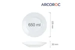 Talerz głęboki Everyday 650 ml, 225 mm, h30 mm Arcoroc G0563