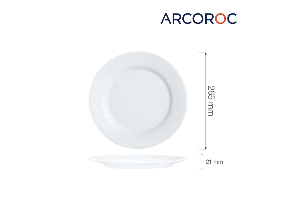Talerz płytki Everyday 265 mm, h - 21 mm Arcoroc H9859