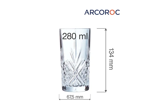 Szklanka Broadway 280 ml Arcoroc L7256 Szklanka Broadway 280 ml Arcoroc L7256