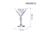 Kieliszek do martini Broadway 210 ml Arcoroc P8795