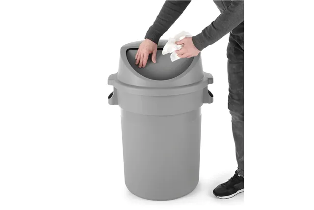 Kontener okrągły na odpady, AmerBox, 120 l 650x550x(H)690 Amerbox 691038 Kontener okrągły na odpady, AmerBox, 120 l 650x550x(H)690 Amerbox 691038