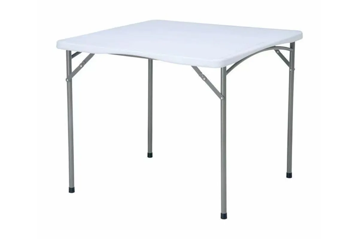 Stół cateringowy kwadratowy, składany, o wym. 870x870x740 mm Amerbox 810347