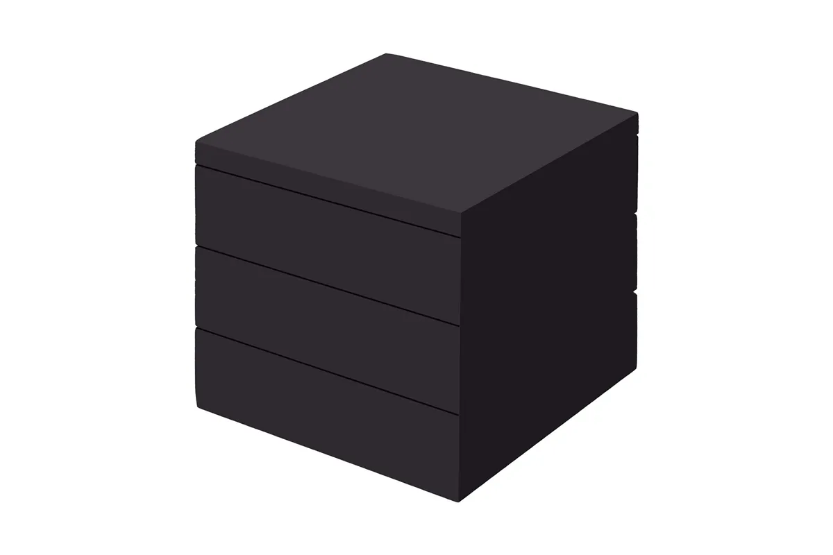 Podstawa bufetowa Madeira Black 175x175 mm Fine Dine 504802