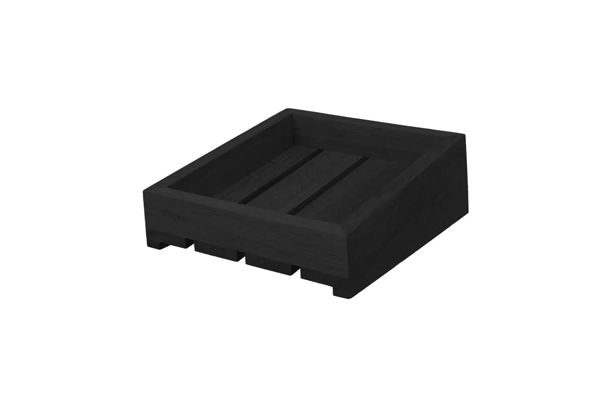 Skrzynka skośna Madeira Black GN 1/2 Fine Dine 504826