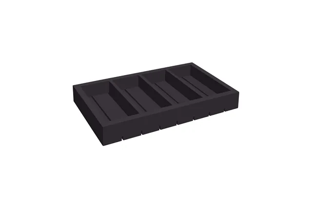 Organizer drewniany na sztućce Madeira Black 530x325x65 mm Fine Dine 504871 Organizer drewniany na sztućce Madeira Black 530x325x65 mm Fine Dine 504871