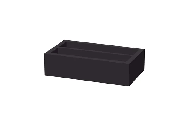 Skrzynka na sztućce dwudzielna Madeira Black 275x165x70 mm Fine Dine 504895 Skrzynka na sztućce dwudzielna Madeira Black 275x165x70 mm Fine Dine 504895