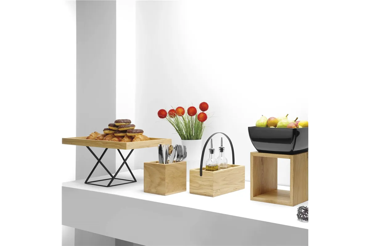 Stand Madeira Black 120x120x120 mm Fine Dine 504949