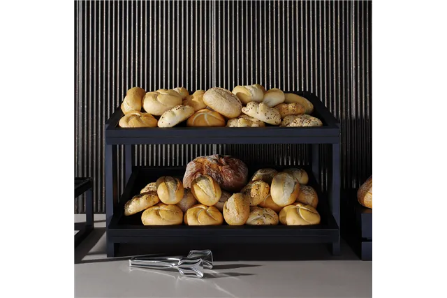 Stojak 2-poziomowy Madeira Black 574x323x441 mm Fine Dine 504970 Stojak 2-poziomowy Madeira Black 574x323x441 mm Fine Dine 504970