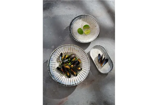 Talerz płytki Ammonite 210 mm Fine Dine 200209