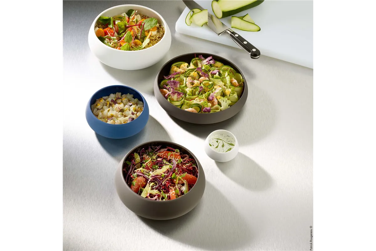 Pokrywka / talerz Cocottes Blanc Sable 125 mm Degrenne 209384D