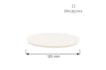 Pokrywka / talerz Cocottes Blanc Sable 125 mm Degrenne 209384D