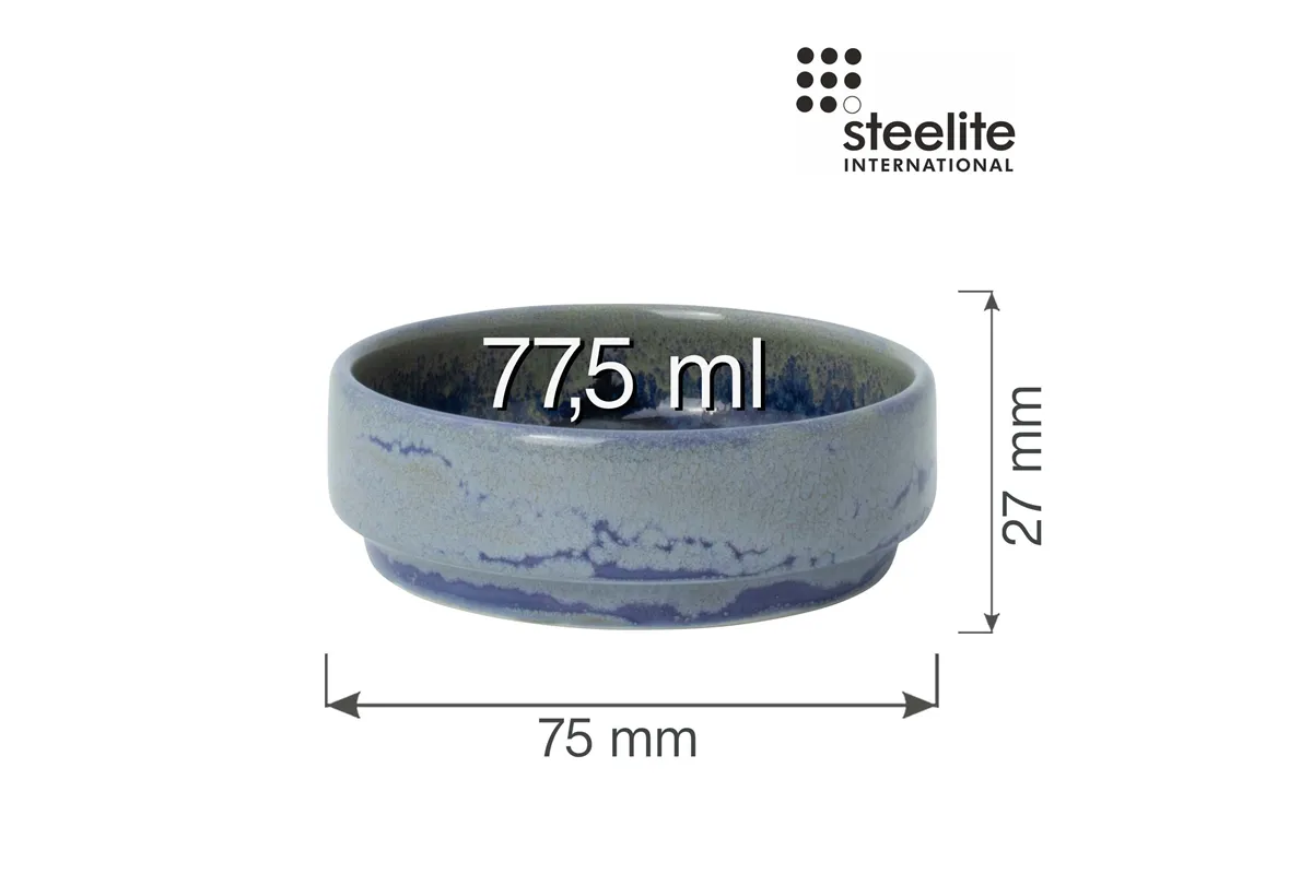 Miska sztaplowana Aurora Vesuvius Lapis 75 mm Steelite 17820471