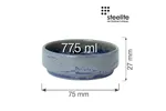 Miska sztaplowana Aurora Vesuvius Lapis 75 mm Steelite 17820471