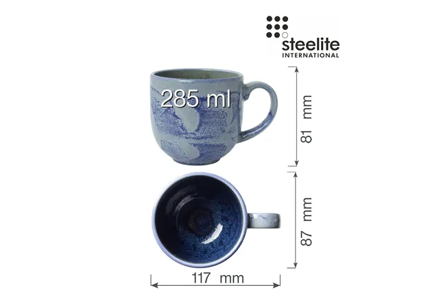 Kubek City Aurora Vesuvius Lapis 285 ml Steelite 17820624 Kubek City Aurora Vesuvius Lapis 285 ml Steelite 17820624